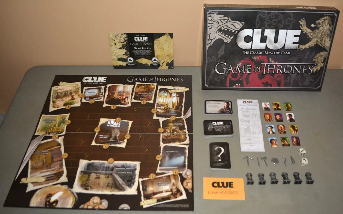Cluedo: Guerra dos Tronos - Jogo de Tabuleiro