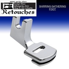 Pied fronceur rassemblement pied-de-biche machine à coudre F012N tige basse