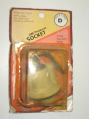 GM Single Contact Turn, Cornering & Back-Up Light Socket, CALTERM PS-63, 08563
