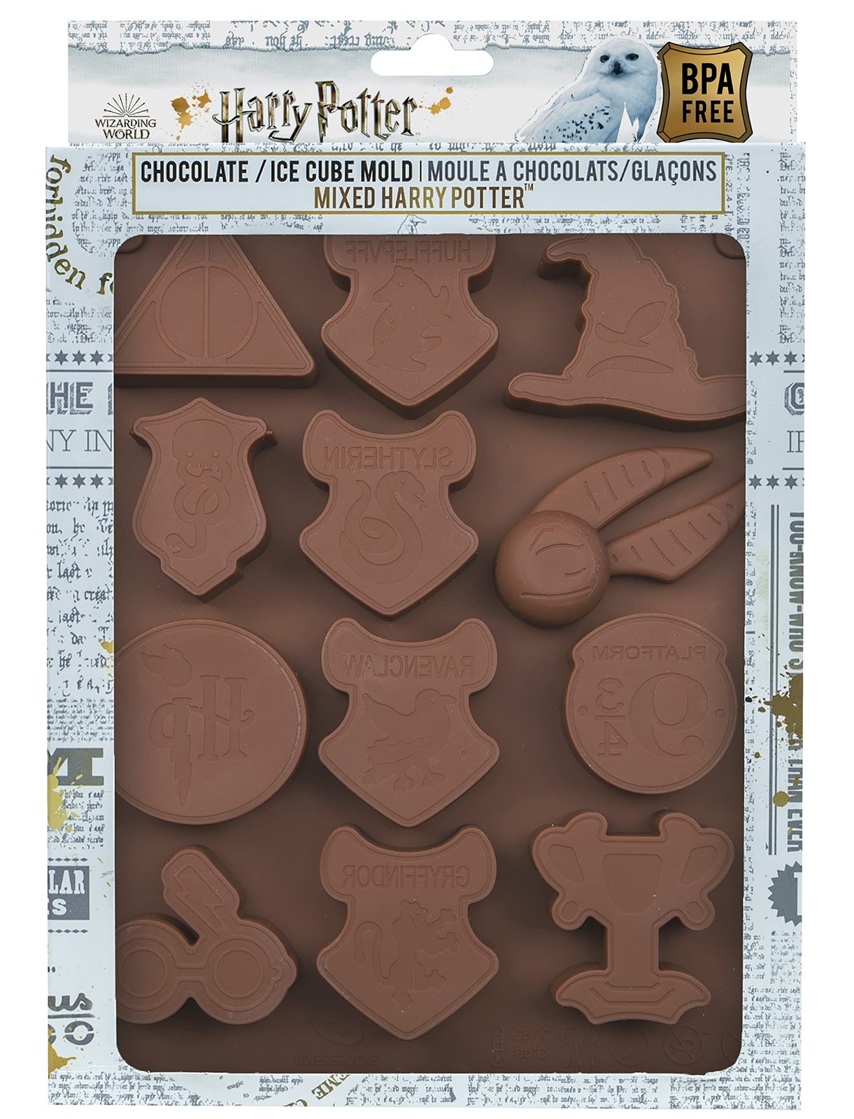 Harry Potter - Ice - Chocolate Cube Mold - Silicone - Official - Cinereplicas -