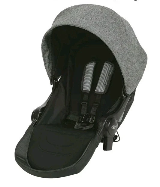 Graco Uno2Duo Stroller Second Seat Ellington Fashion Grey New Factory Sealed