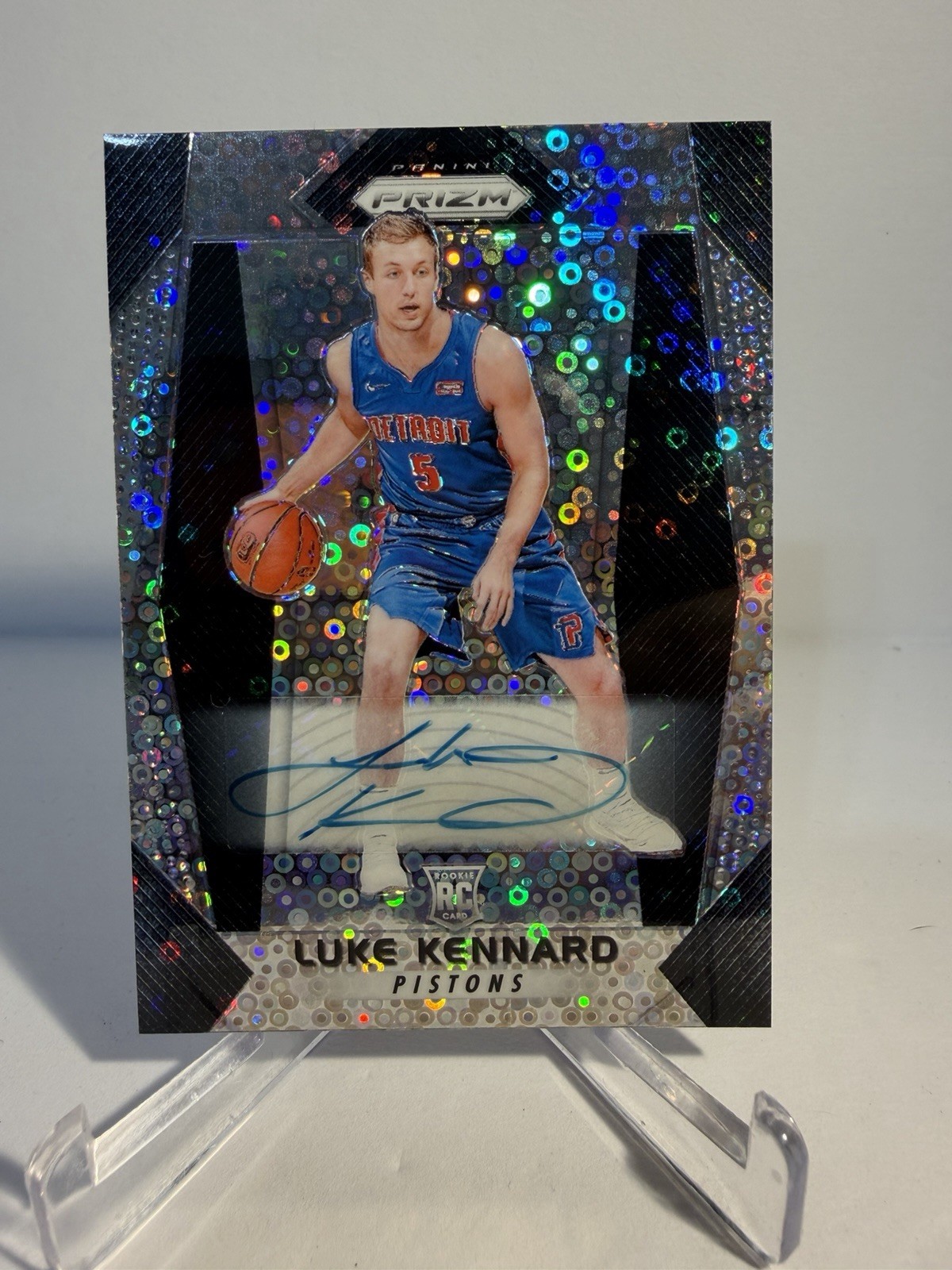 2017-18 Panini Prizm Fast Break Prizm Auto Luke Kennard #171 Auto CLEAN!