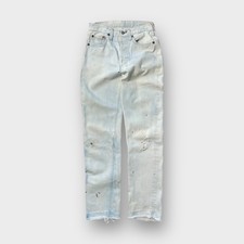 Vtg 70s 80s Levi's 501 XX Selvedge Redline Jeans, White Tag USA 524 27 x 33