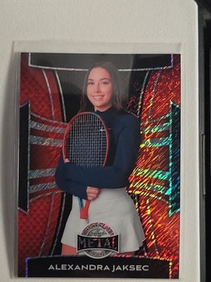 Alexandra Jaksec 1/1 Red Shimmer 2025 Leaf Women of Sport #4