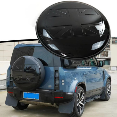 #ad US STOCK Black Spare Tire Wheel Cover Fits For LR Defender 110 90 130 2020 2025 $170.05