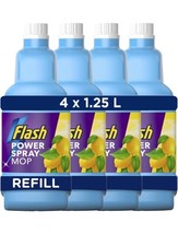 Flash Power Mop Cleaning Solution French Citrus 1.25l X 4 Bottles 4.29 per litre