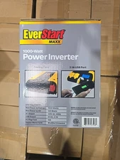 EverStart - Maxx 1000-Watt Power Inverter - w/USB - Yellow & Black - PC1000E