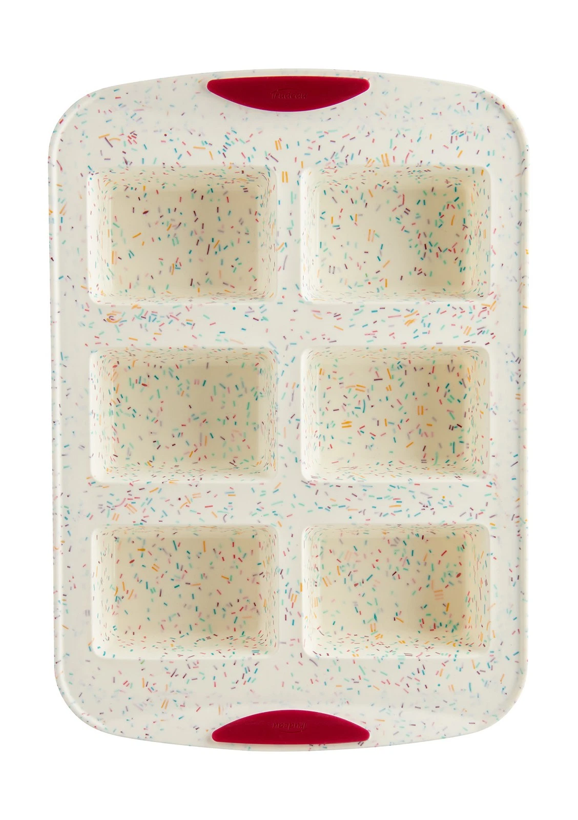 Trudeau Structure Silicone 6 Cavity Mini Loaf Pan, Confetti/Fuchsia
Opens in a new window or tab