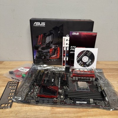 ASUS AMD 970 PRO GAMING/AURA Motherboard AM3+ DDR3 ATX USB 3.1 Mainboard