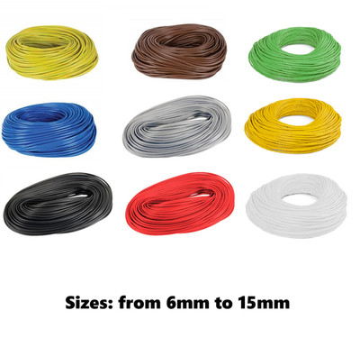 PVC Cable Sleeving Electrical Wire Tubing All Colours 6mm 8mm 10mm 12mm 15mm