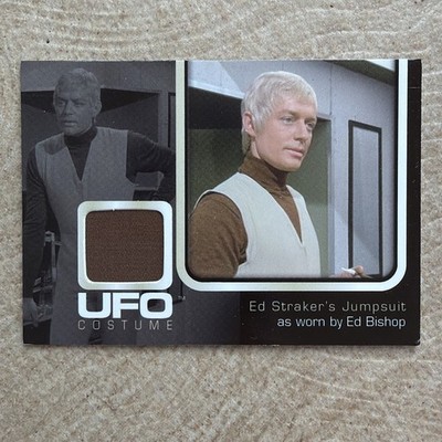 2004 Cards Inc UFO - UC002 COSTUME CARD ED STRAKER'S JUMPSUIT DAMAGED