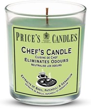 Price's - Chef's Jar Candle - Odour Eliminating Candle - Made with Basil, Patch