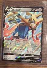 Zacian V SWSH018 SWSH: Carte Promo Spada e Scudo Holo Pokémon Carta Bambini