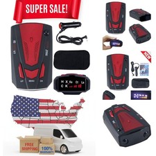 Car Radar Detector, Laser Radar Detectors, 360  GPS Speed Police Safe 16 Band...
