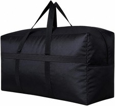 YiKitHom Extra Large Storage Duffle Bag for Travel, Black Oversized Giant Big...