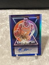 2022-23 BRYCE MCGOWENS PANINI RECON ROOKIE RC AUTO AUTOGRAPH BLUE SP#/49 HORNETS
