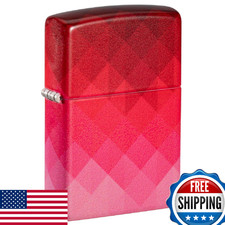Zippo Ombre Pixel Design Pocket Lighter - Windproof, Refillable