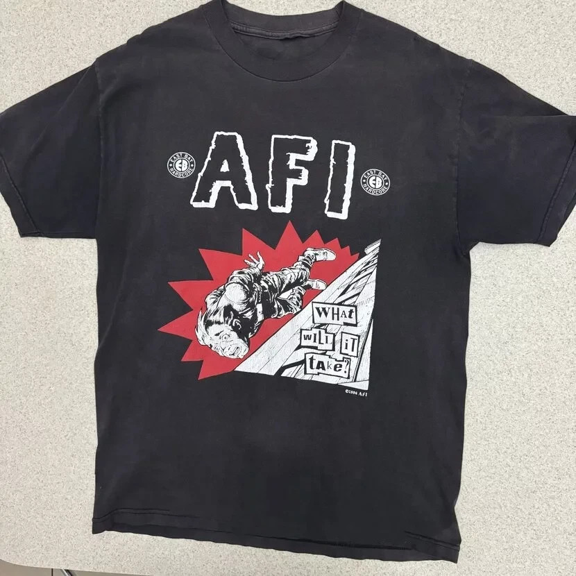 Gildan Shirt AFI Band What Will It Take Unisex Concert S to 5XL