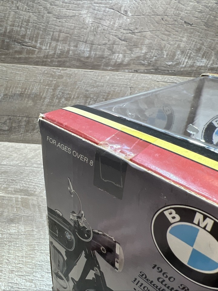 Miniature Moto BMW R60-2 Noire 1960, échelle 1/10, TootsieToy, Collection, Sans Boîte
