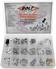  Bolt MC Hardware Euro Style Pro-Pack 2004-EUPP Pro Pack 15-0007 2401-0588