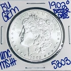 1902 O BU UNCIRCULATED MORGAN SILVER DOLLAR AUTHENTIC U.S.MINT FREESHIPPING 5303