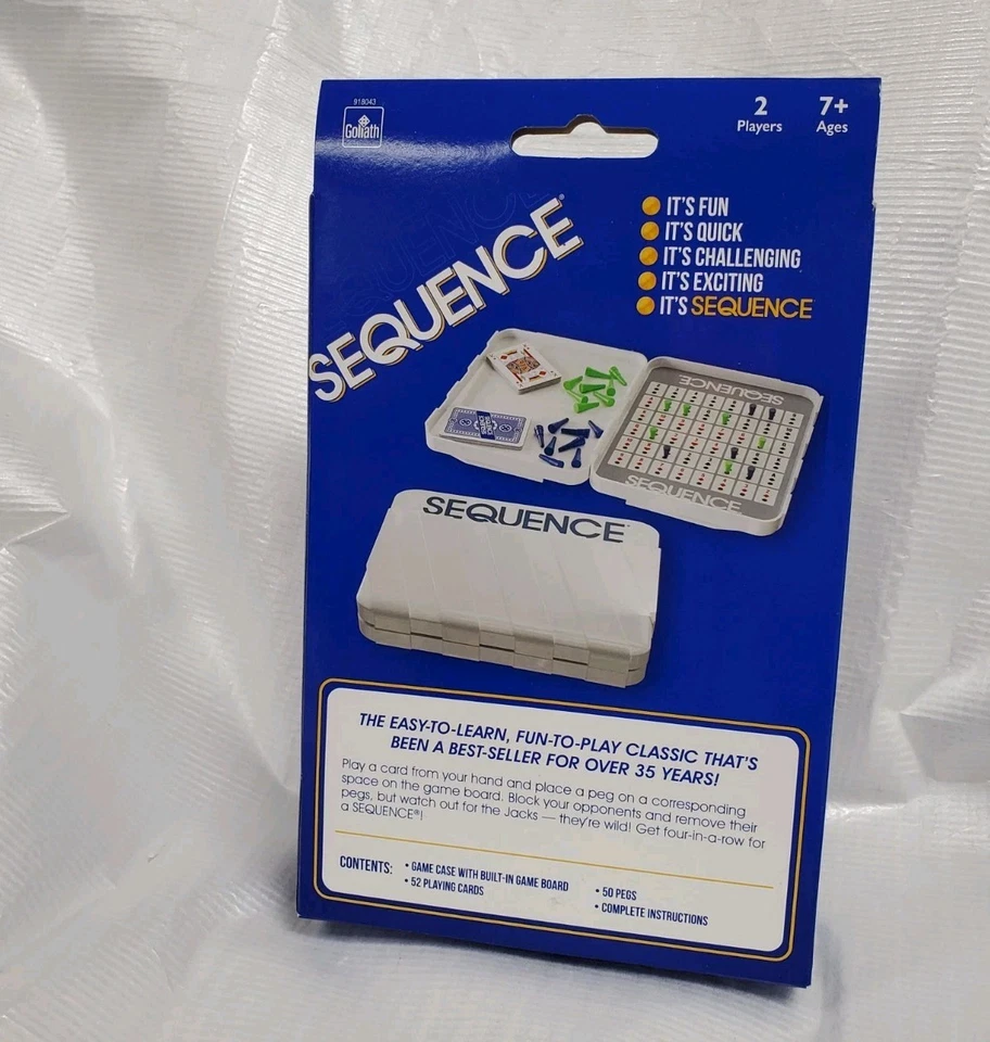 Goliath Travel Classics: SEQUENCE - el emocionante juego de estrategia en un compacto Foto 3 de 4