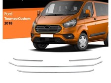 Kühlergrill Leisten für Ford Tourneo Custom Edelstahl 4tlg Grillleiste 2018-2024