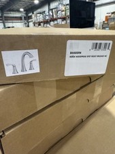 Korek 8 in. Widespread Double Handle High-Arc Faucet in Resist Brushed Nickel