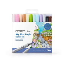 Copic Ciao Double Ended Marker First Starter Set, Assorted 63415 