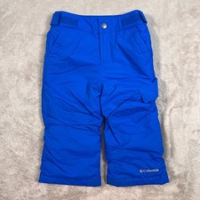 Columbia Toddler Snow Ski Pants Size 2T Royal Blue Insulated Adjustable Waist