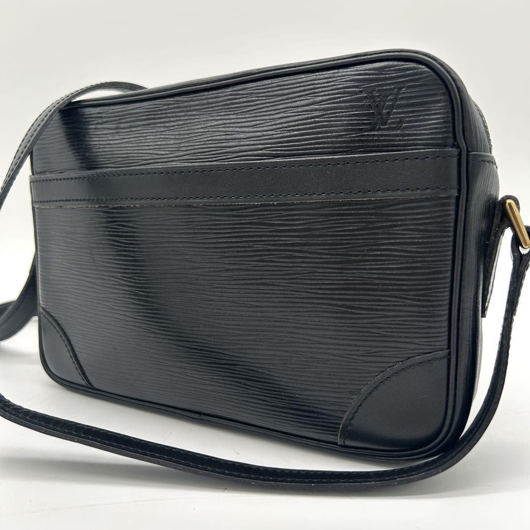 Louis Vuitton Trocadero Epi Black Leather Crossbody Shoulder Bag Pre-Owned