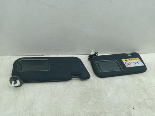 LEXUS CT200H F SPORT BLACK SUN VISOR PAIR LEFT & RIGHT 2014-2020 7431076160C1 - Picture 3 of 12
