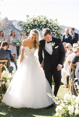 Stunning designer Gualia Lahav wedding dress white XS S 2 4