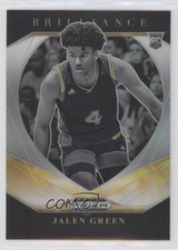 2021-22 Panini Prizm Draft Picks Brilliance Silver Prizm Jalen Green #9 03j5