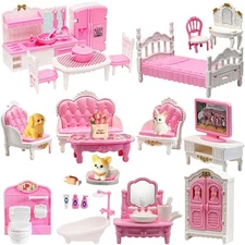Dollhouse Furniture Set - 38 P