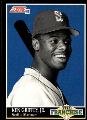 1991 Score #858 Ken Griffey, Jr. The Franchise E1