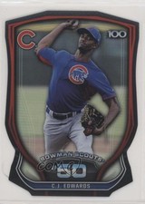 2015 Bowman Scouts' Top 100 Die-Cut 9/99 Carl Edwards Jr CJ #BTP-50 6fs