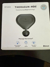 Theragun Mini Handheld Percussion Massage Gun Cordless Black w/ Case and Charger