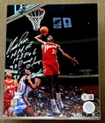 DOMINIQUE WILKINS Signed 8x10 Photo w/ Multiple Inscriptions BECKETT (BAS) COA