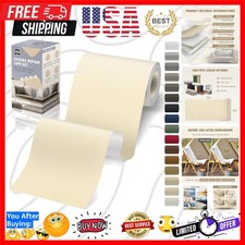 4 x 79 Inch Waterproof Self-Adhesive Canvas Repair Patches - Beige Fabric Tape