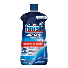 Finish Jet-Dry Dishwasher Rinse Aid 23oz 225 Washes – Spot & Residue Free Shine