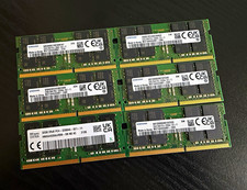 Lot of 6 32GB DDR4 Laptop RAM SODIMM 3200MHz 2666MHz Samsung SK hynix