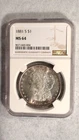 1881 S Morgan Silver Dollar NGC MS64 UNCIRCULATED $1 Coin BUY IT NOW!