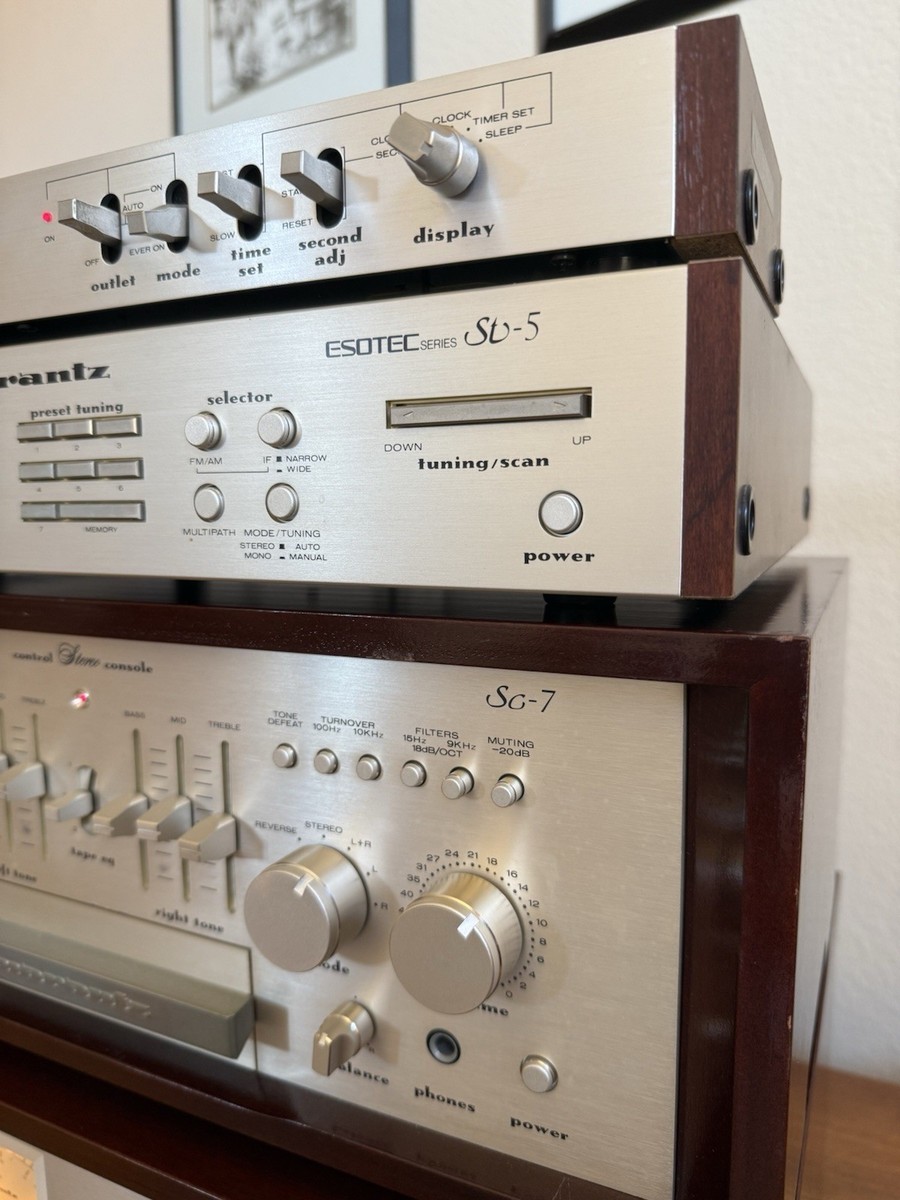 Marantz SM-7 Stereo Power Amp, SC7 Control Console, ST 5 Tuner, AT