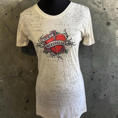 Britney Spears Circus Tour 2009 Burnout Tee Womens Med. rhinestone Graphic Shirt