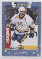 2017-18 Upper Deck Compendium Blue Pontus Aberg #446 8tn
