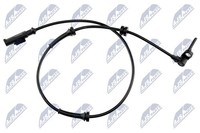 NTY HCA-FT-014 Sensor, Radgeschwindigkeit FüR Fiat