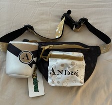 Tipsy Elves Black & Gold  Fanny Pack And Drink Holder