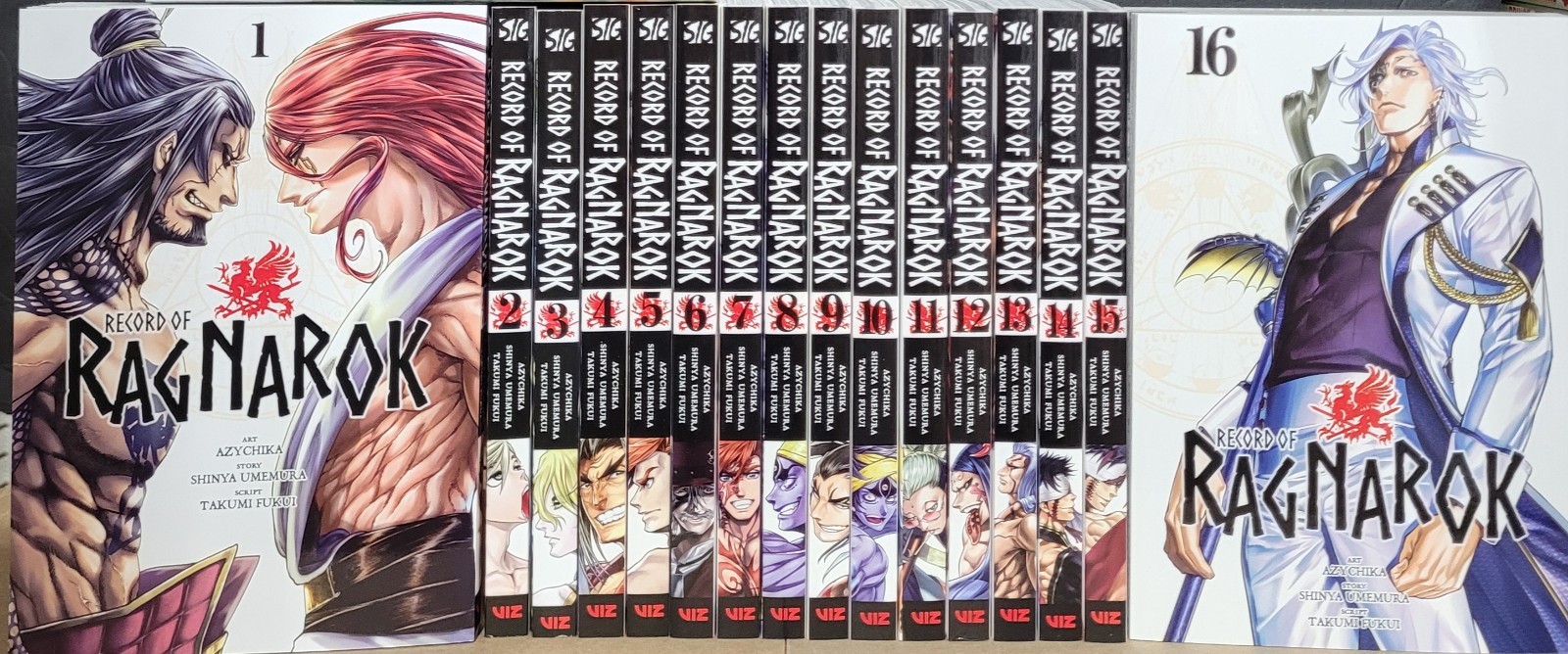Record Of Ragnarok Manga Inglés Volúmenes 1 - 16 Nuevo de Viz Media