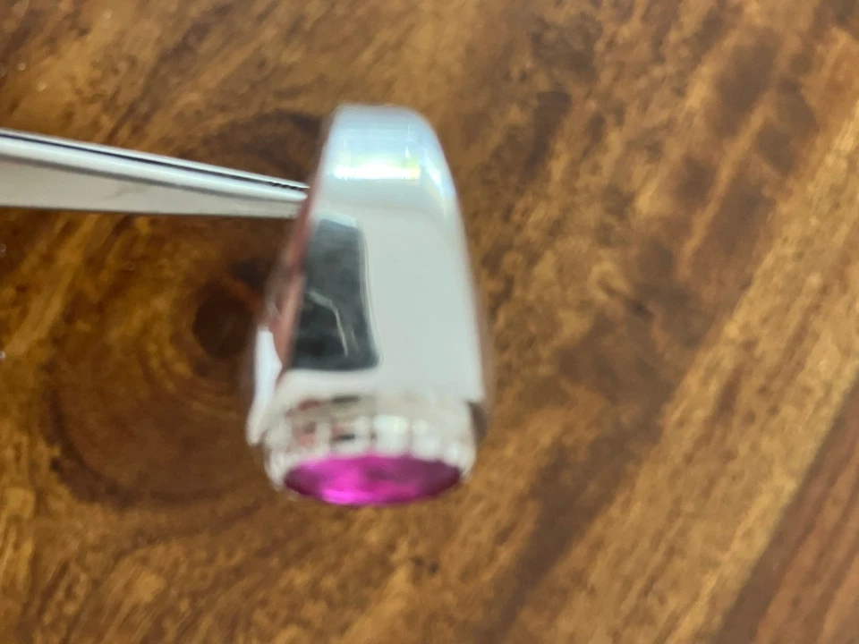 100% Natürliche Herren Rubin Ring ca.Taubenblutrot GGI Zertfikat Edelstein pigeo - Bild 4 von 4